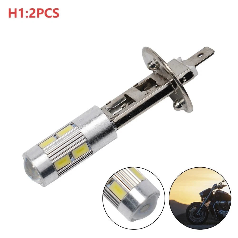 2X LED Headlight Fog Light 33 For Motorcycle (6000K)