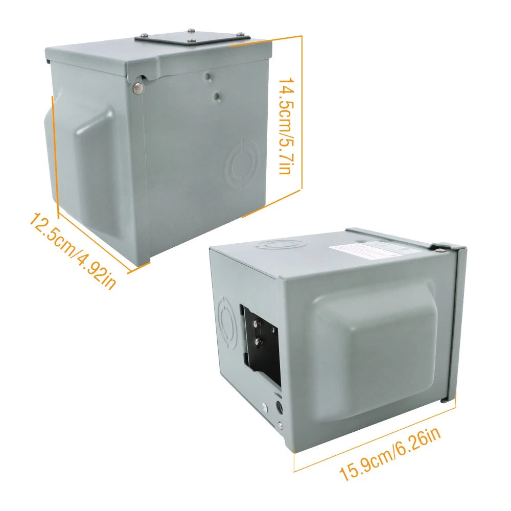 3R Enclosure 20 Amp GFCI Receptacle for Outdoor Outlet Box