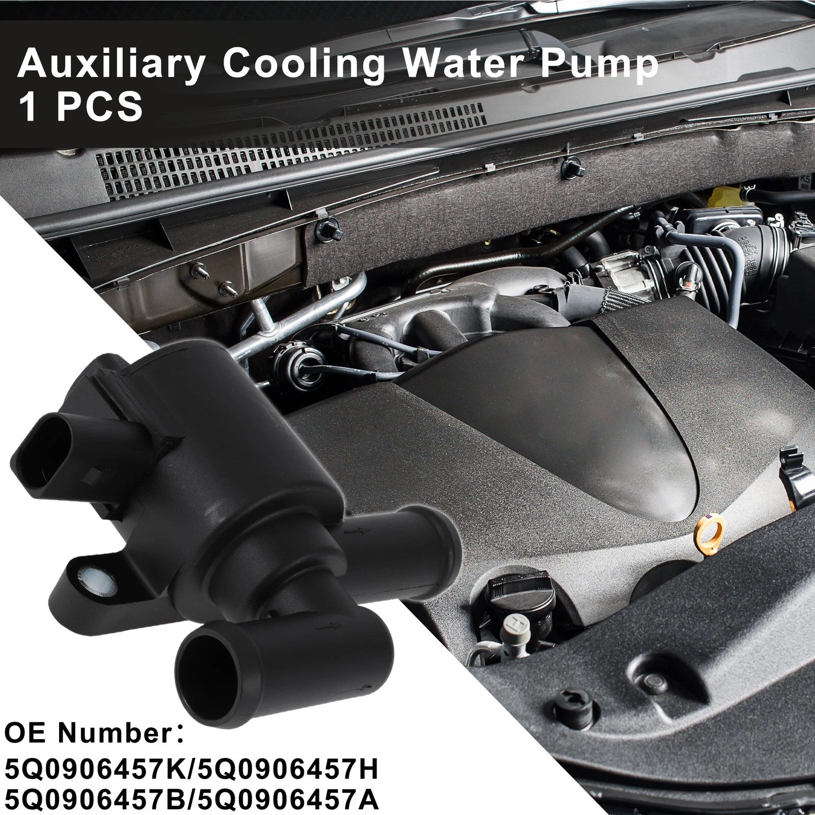 Auxiliary Cooling Water Pump Replacement for Audi A3 Quattro (2019–2019)