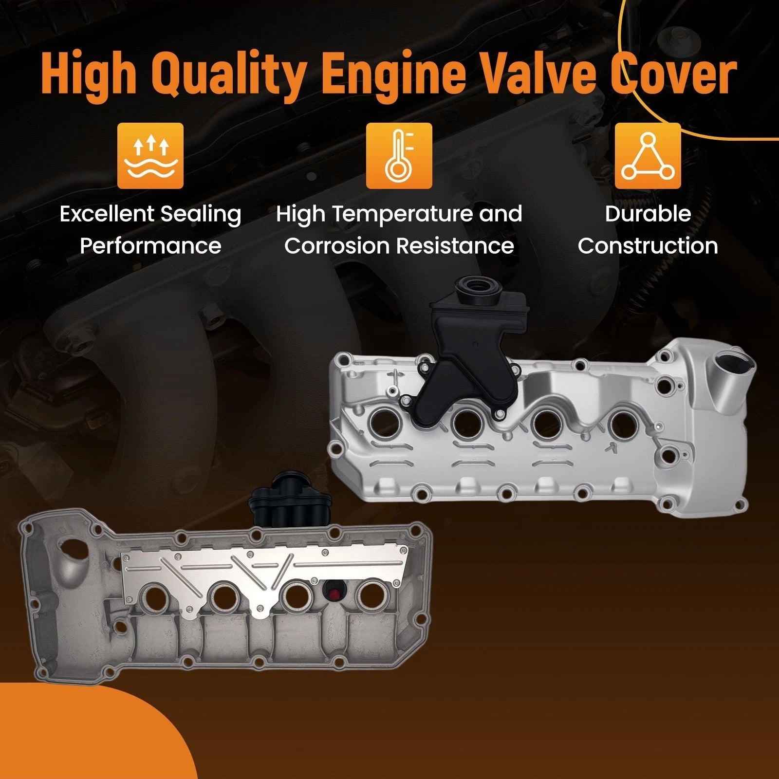 Engine Block Set for BMW M3 V8 (2008–2013) 11127848154, PCV Box, Silver