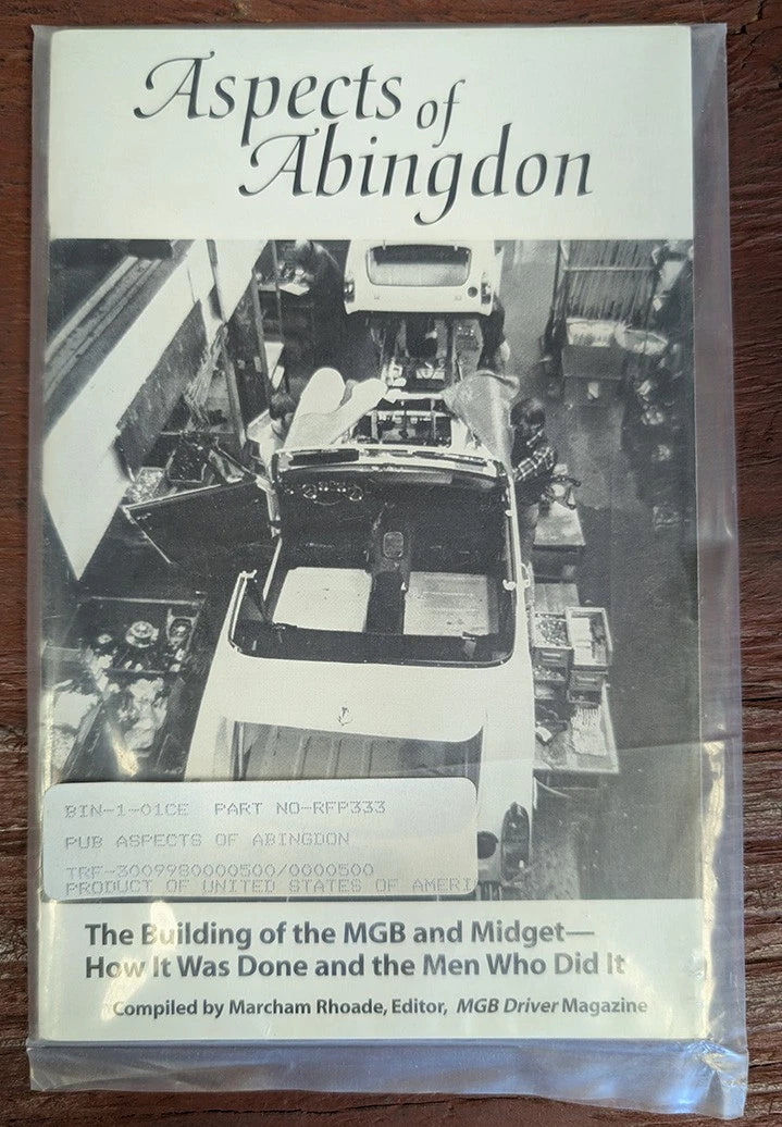 3 Book Set for MG MGA MGB (1955–1980)
