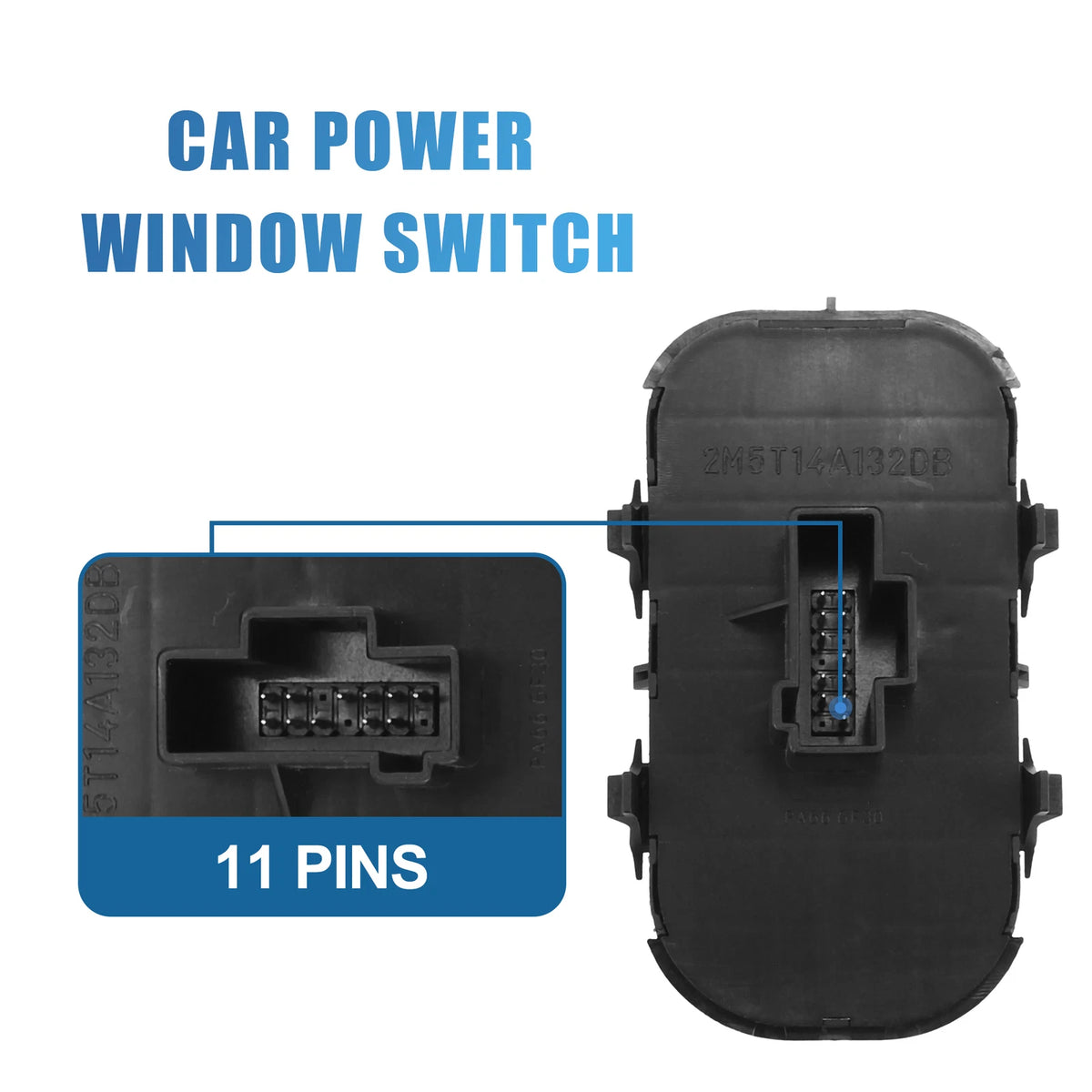 2M5T14A132DB Power Window Switch for Ford Focus (1998–2005)