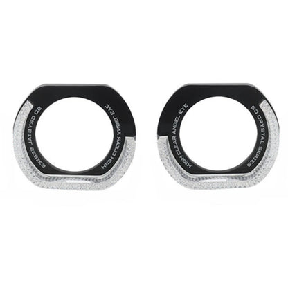 3" RGB LED Angel Eyes Halo Rings for Headlight (Rectangular)