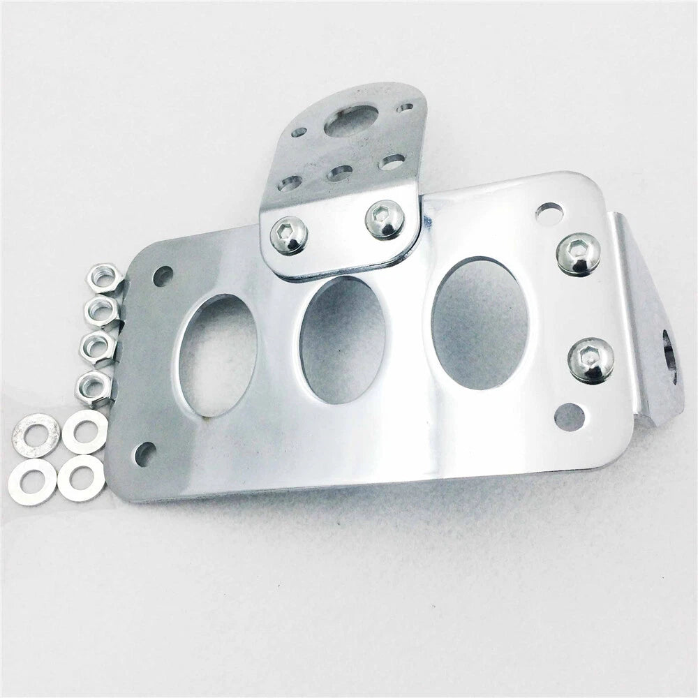 Side Mount License Plate Bracket for Harley Metric Bikes (Choppers)