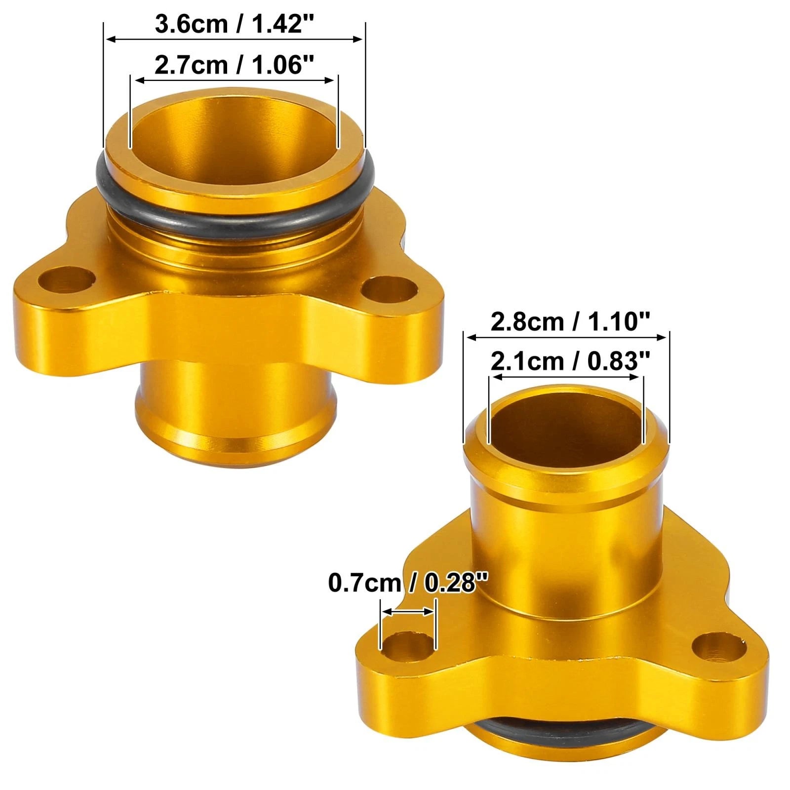 Water Hose Fitting Set Replacement for BMW 3 Series 5 Series (2006–2013)