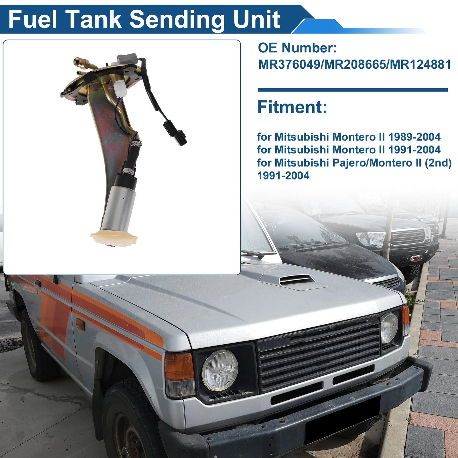 Fuel Level Sending Unit Module for Mitsubishi Montero II (1989–2004) MR376049