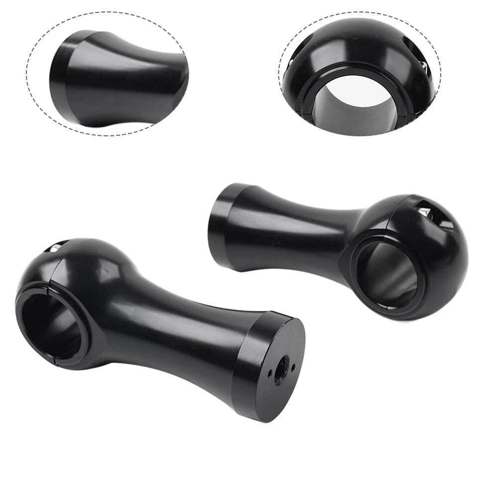 1-1/4" Handlebar Riser Clamp Mount Kit for Harley Dyna Softail
