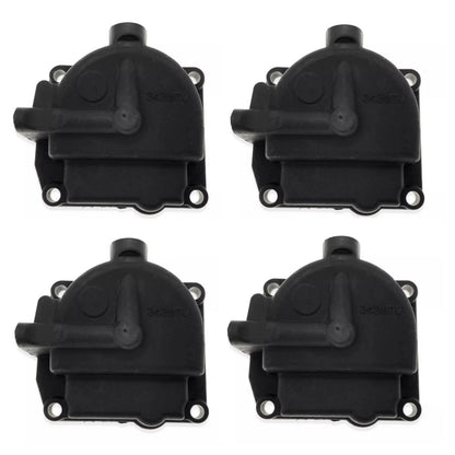 Set of 4 Carburetor Float Bowl Chambers for OMC Johnson Evinrude (433000, 0433000, 766418)