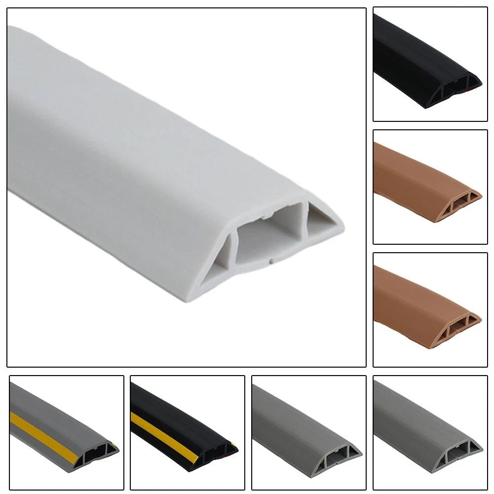 PVC Floor Cable Trough for Neat Cable Management