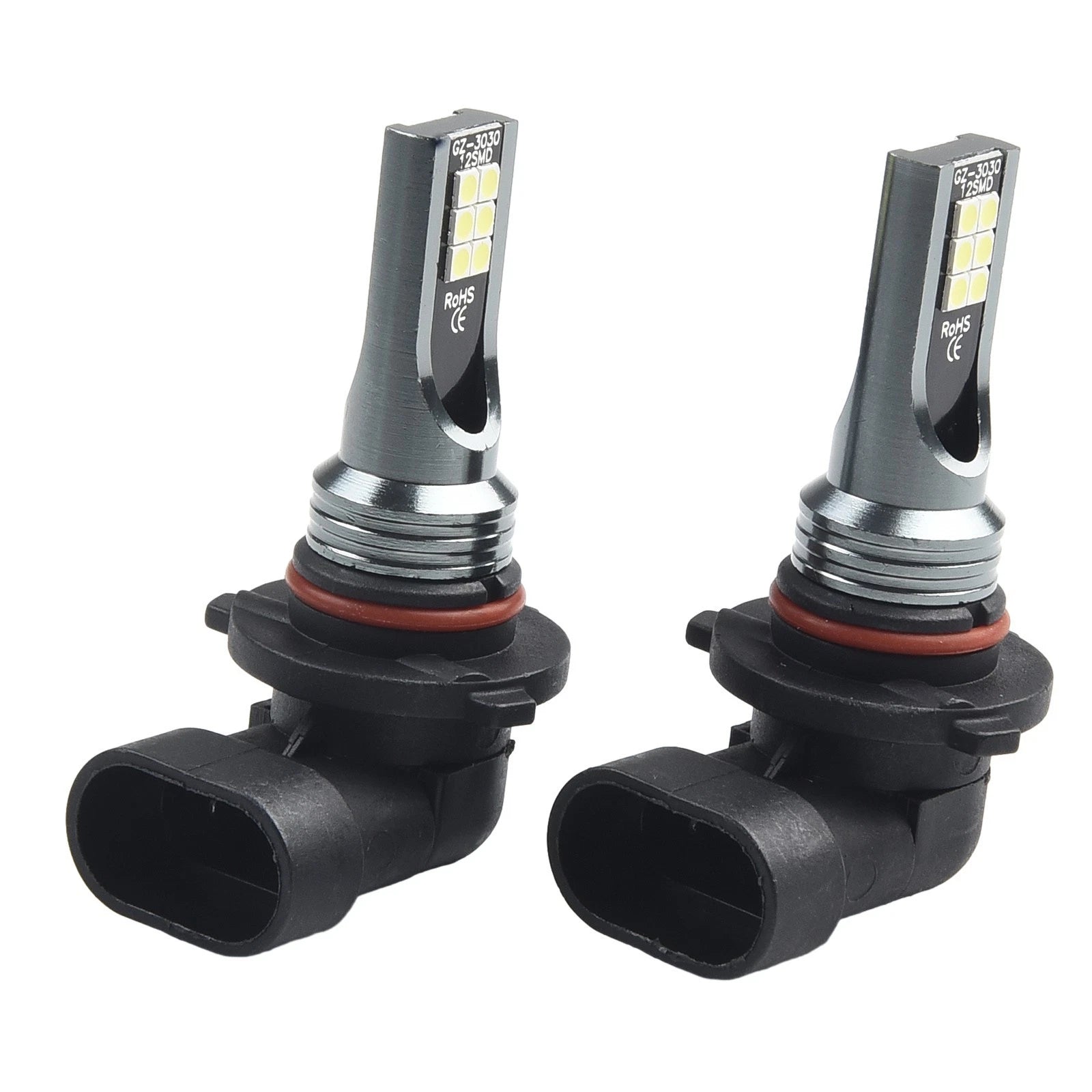 2X 9006HB4 LED Light Bulbs for Better Illumination (6000K)