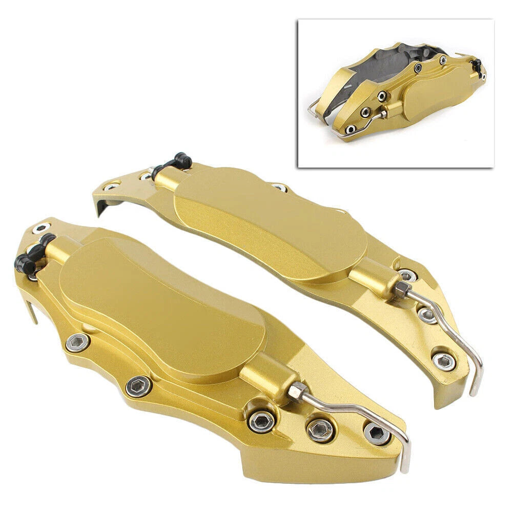 2X 3D Metal Brake Caliper Covers for Universal Fit (18''+)