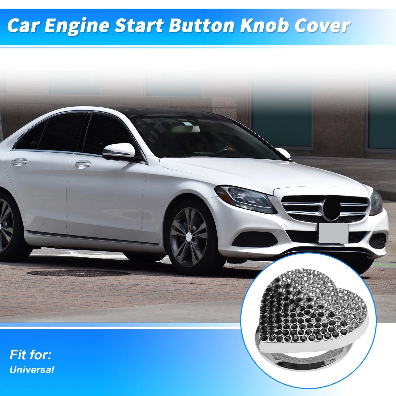 Control Switch Knob Button Cover Trim Ring for