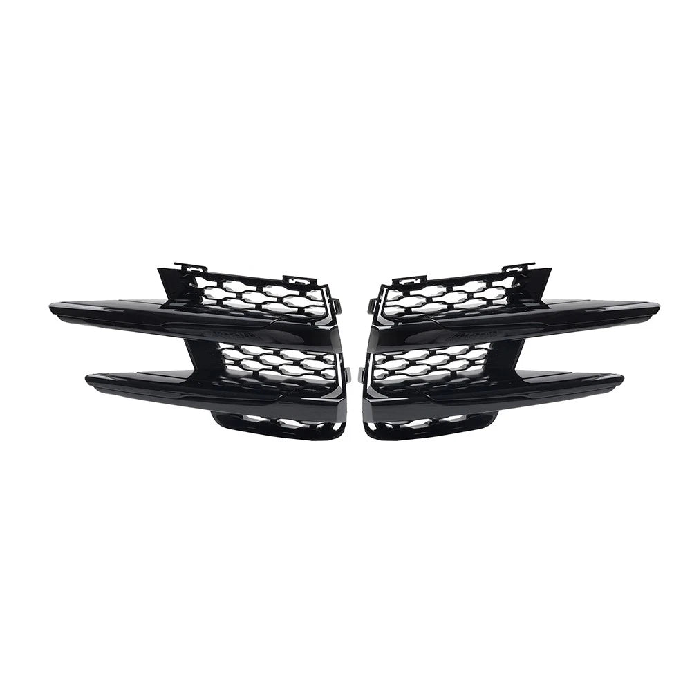 Pair Front Bumper Fog Light Grille Cover for Land Rover Range Rover Velar (2017–2022)