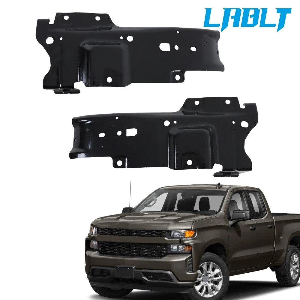 Front Bumper Bracket LH+RH for Chevy Silverado 1500 (2019–2021)