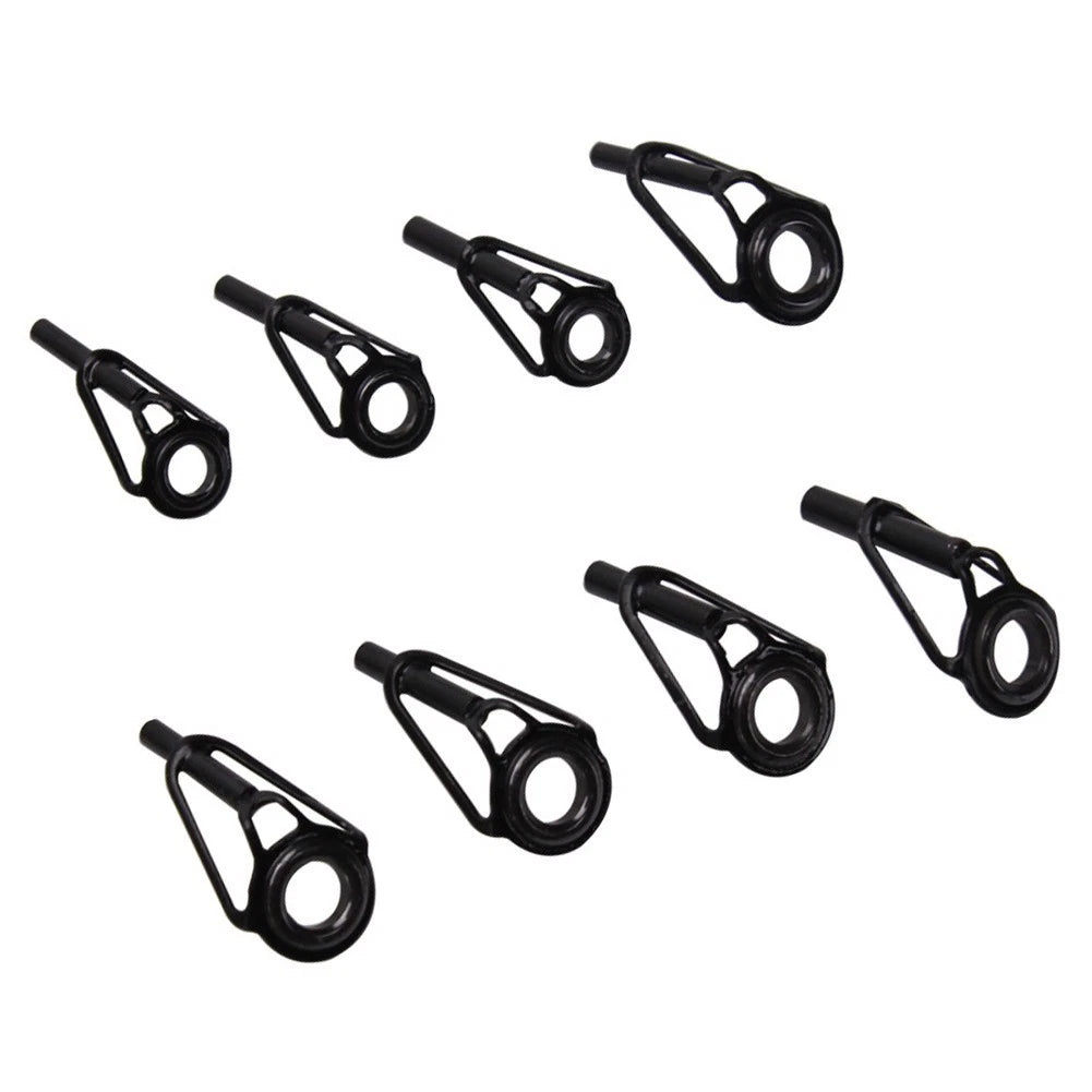 Fishing Rod Tip Repair Kit - Transparent Black Ring