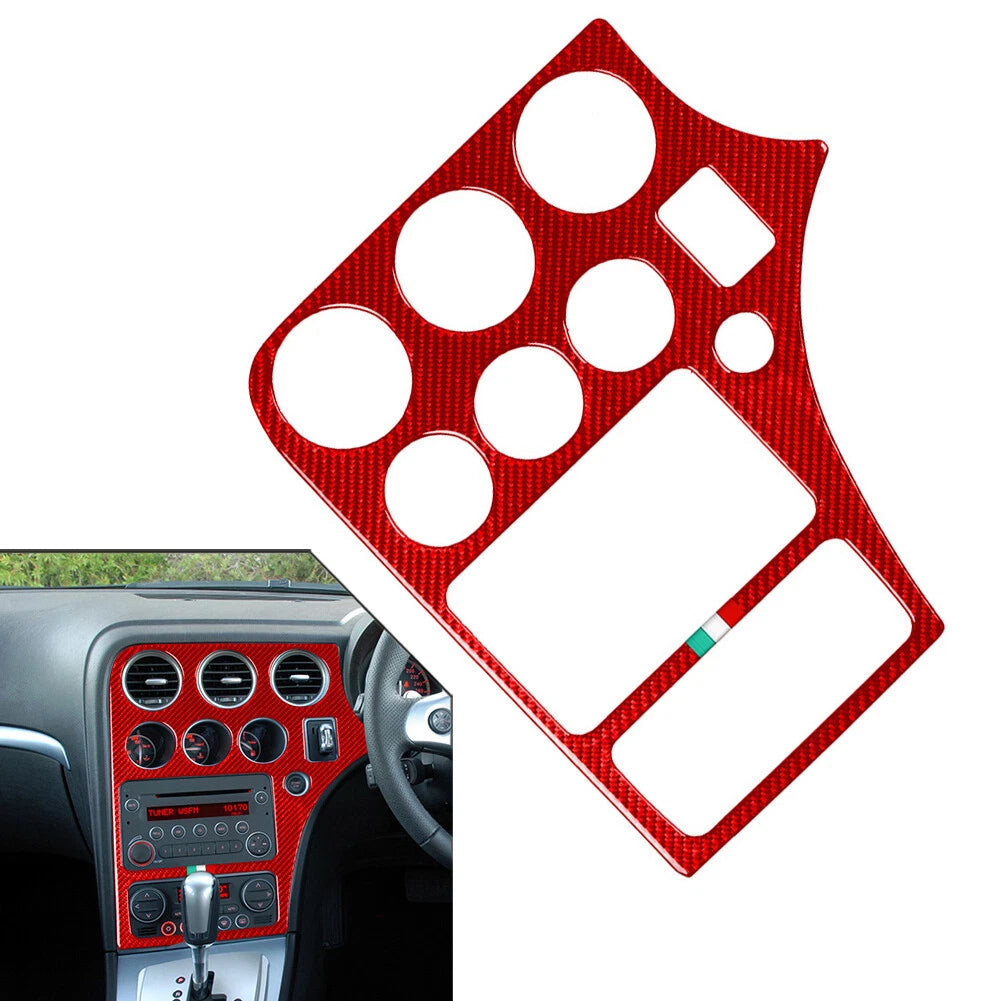 Center Console CD AC Panel Cover Trim for Alfa Romeo 159 Brera Spider (2006–2011)