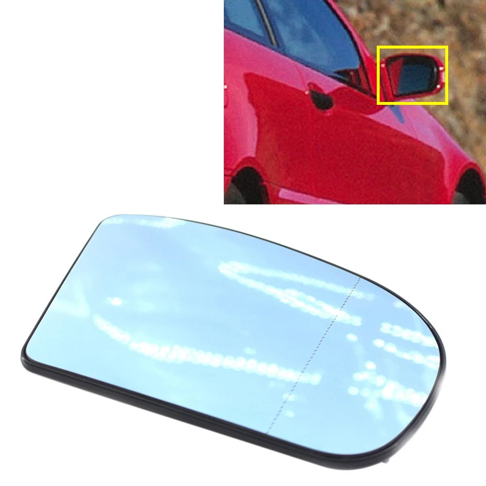 Heated Wide Angle Door Mirror Glass for Benz C E Class W203 W211 (2000–2009)