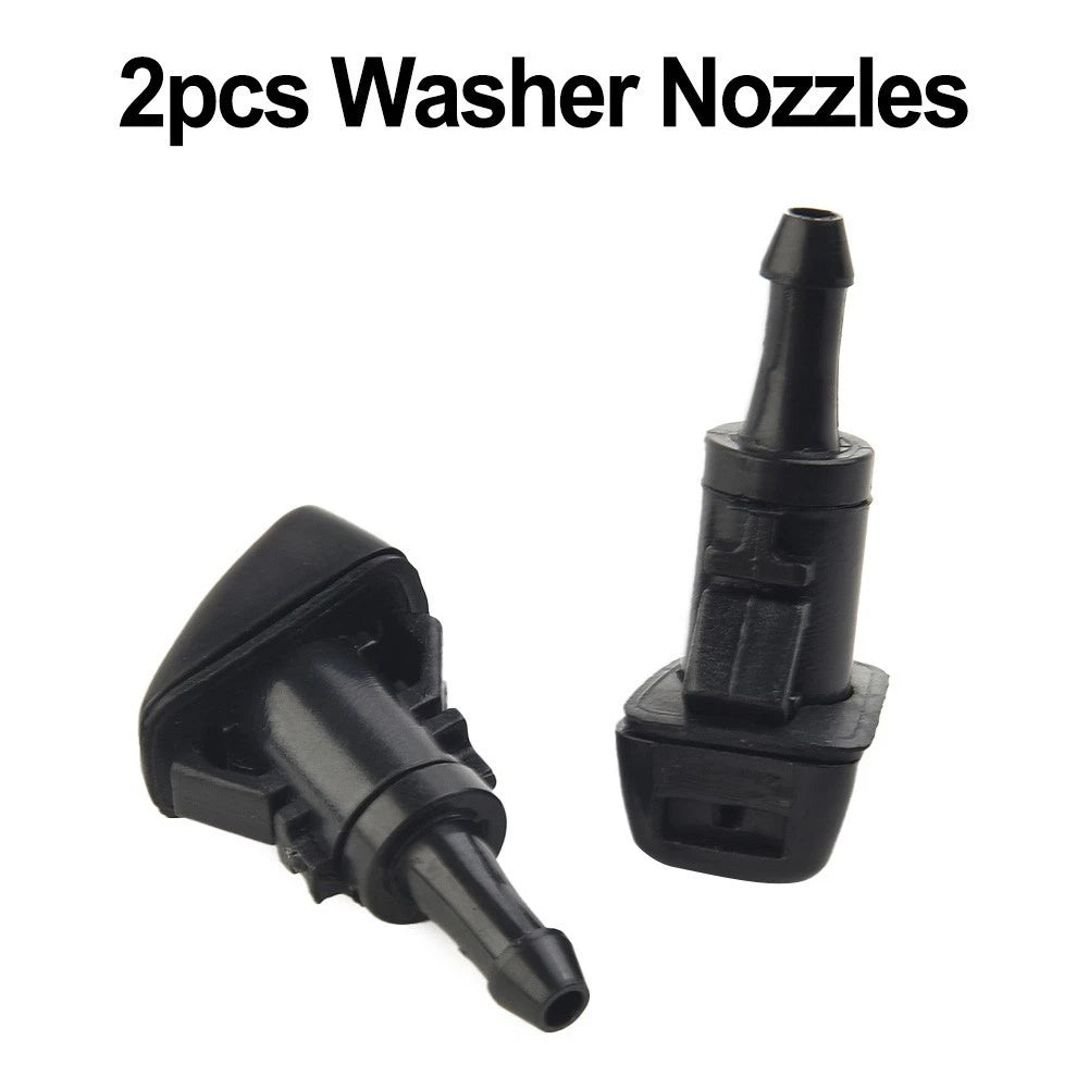 2X Wiper Washer Nozzle Jet Sprayer for Universal Vehicles