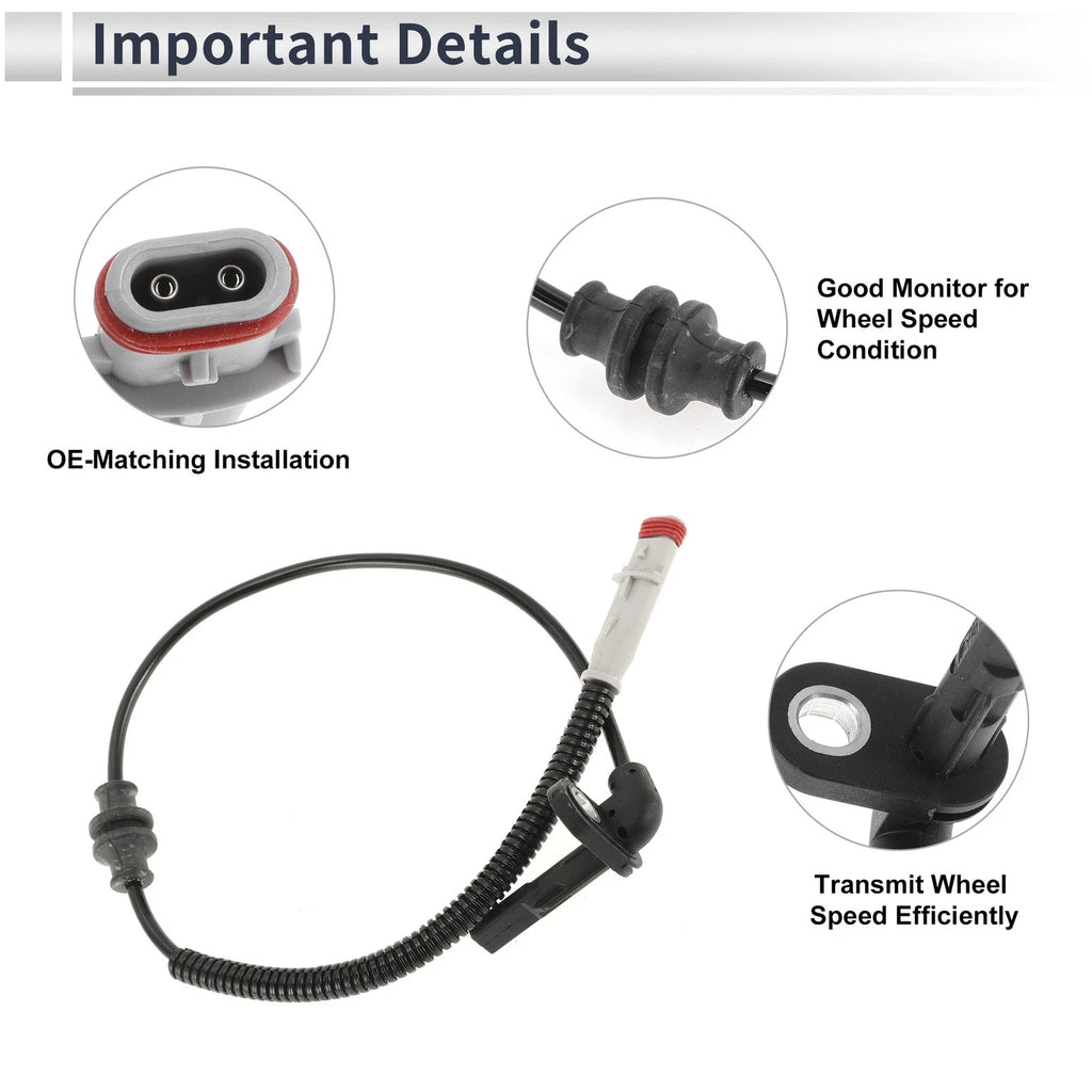 ABS Wheel Speed Sensor for Buick Cascada (2016–2019) Front Left/Right