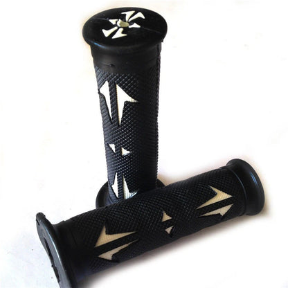 7/8" 22mm White Hand Grips for Aprilia BMW Ducati Triumph (Offroad)