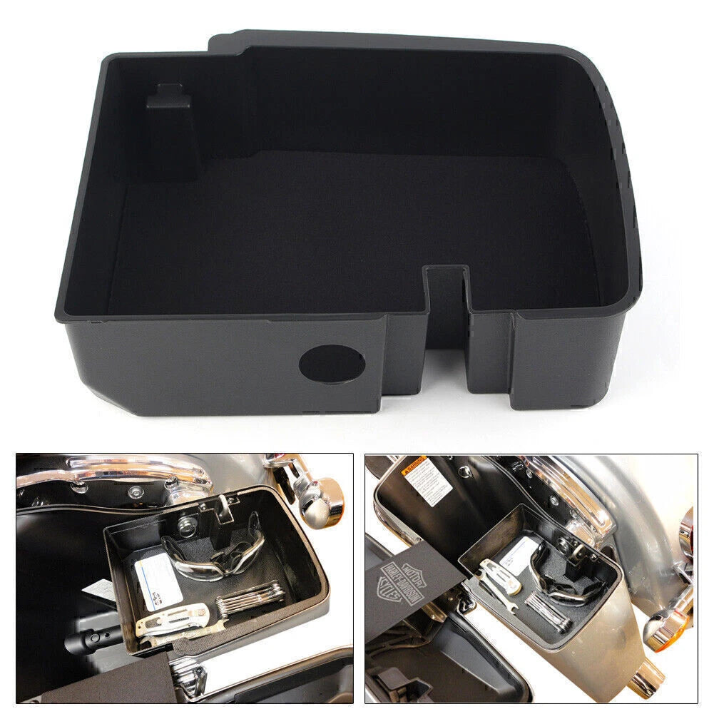 Left Side Topshelf Saddlebag Organizer for Harley Street Glide FLHX (2014–2019)