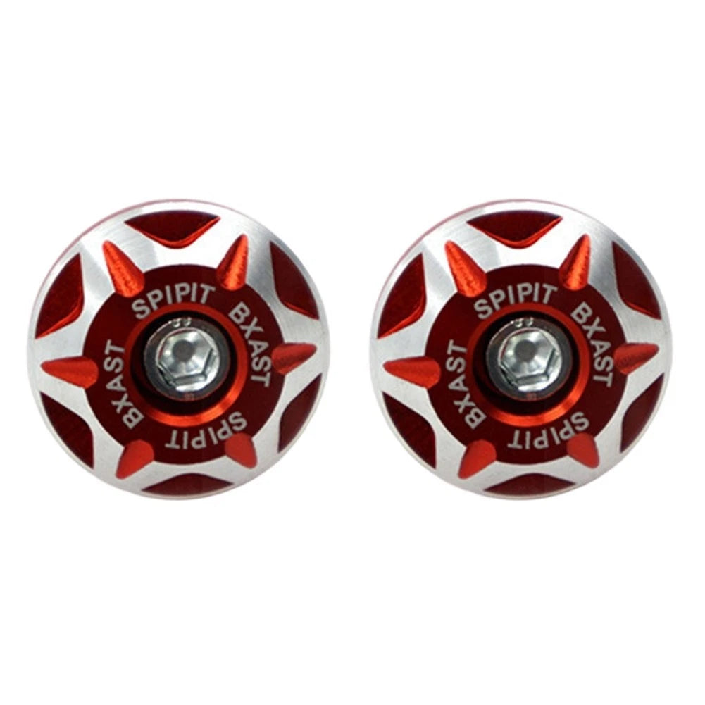 2X Motorcycle License Plate Screw Cover Shells for