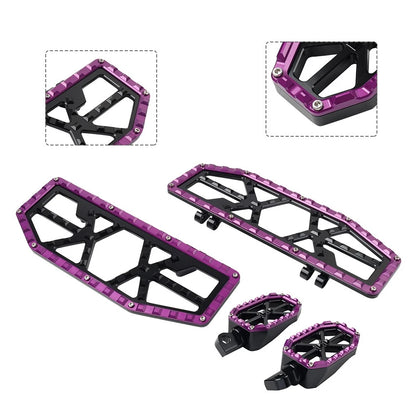 Driver Passenger Floorboard Foot Peg Pedals for Harley Electra Road Glide