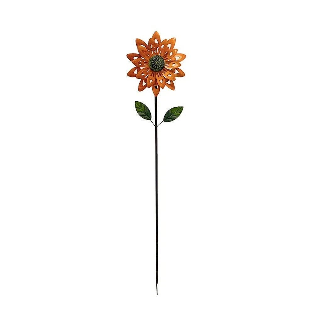 Courtyard Wind Spinner Sunflower Design for Garden Yard Patio Decoration