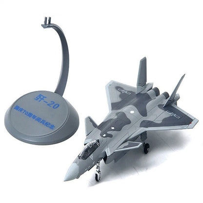 1/144 J-20 Military Model Plane Aircraft (Simulation)