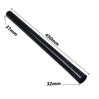 2X Vacuum Cleaner Attachment 45cm Plastic Wand Tube Hose Extension