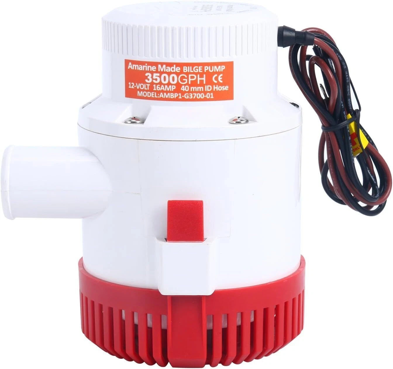 3500GPH Submersible Bilge Pump for Boat Yacht (12V)