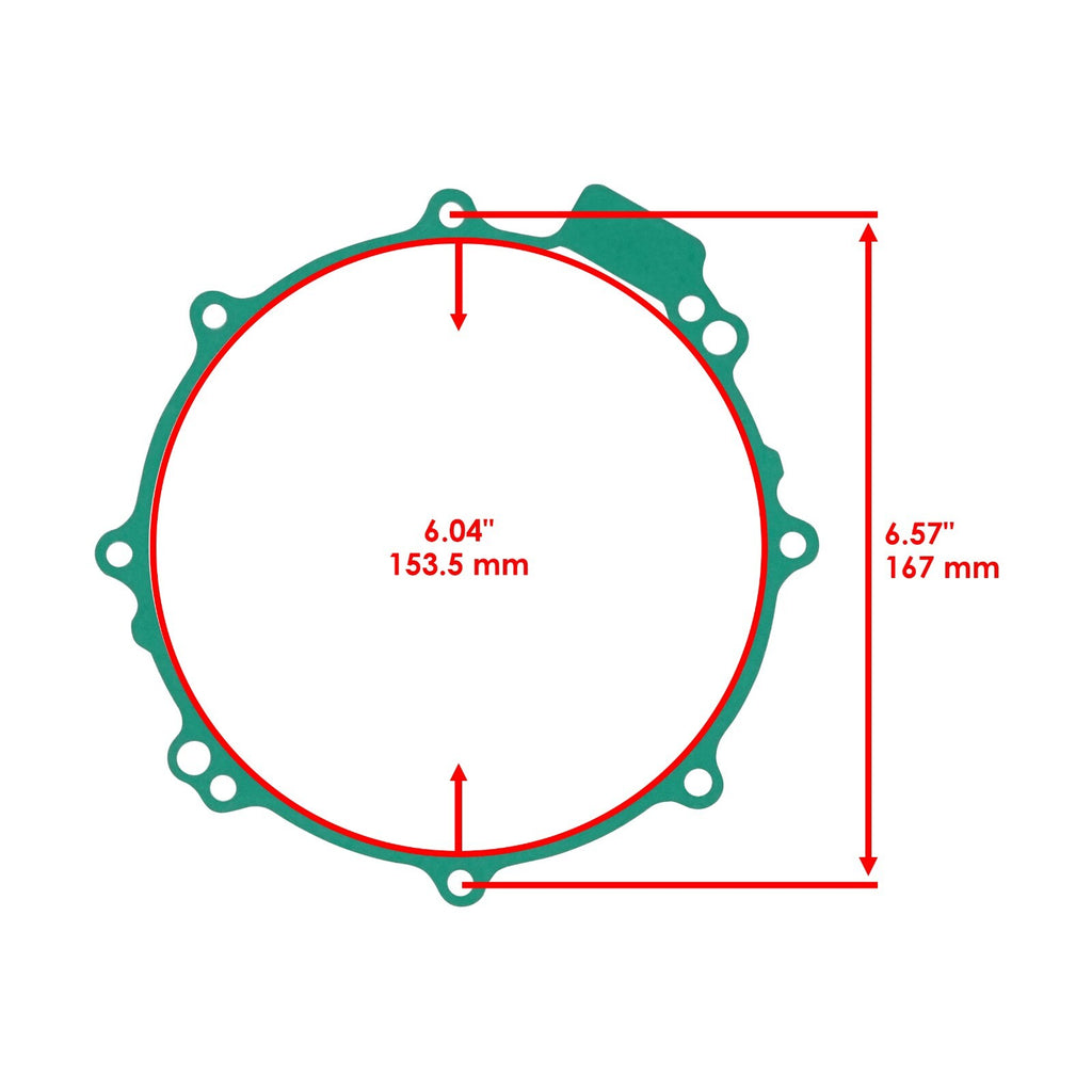 Stator Cover Gasket Replacement for Honda VFR800Fi Interceptor (1998–2001)