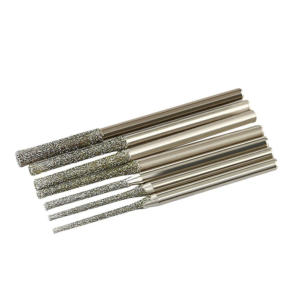 5PCS Diamond Coated Drill Bits for Glass Jade Amber