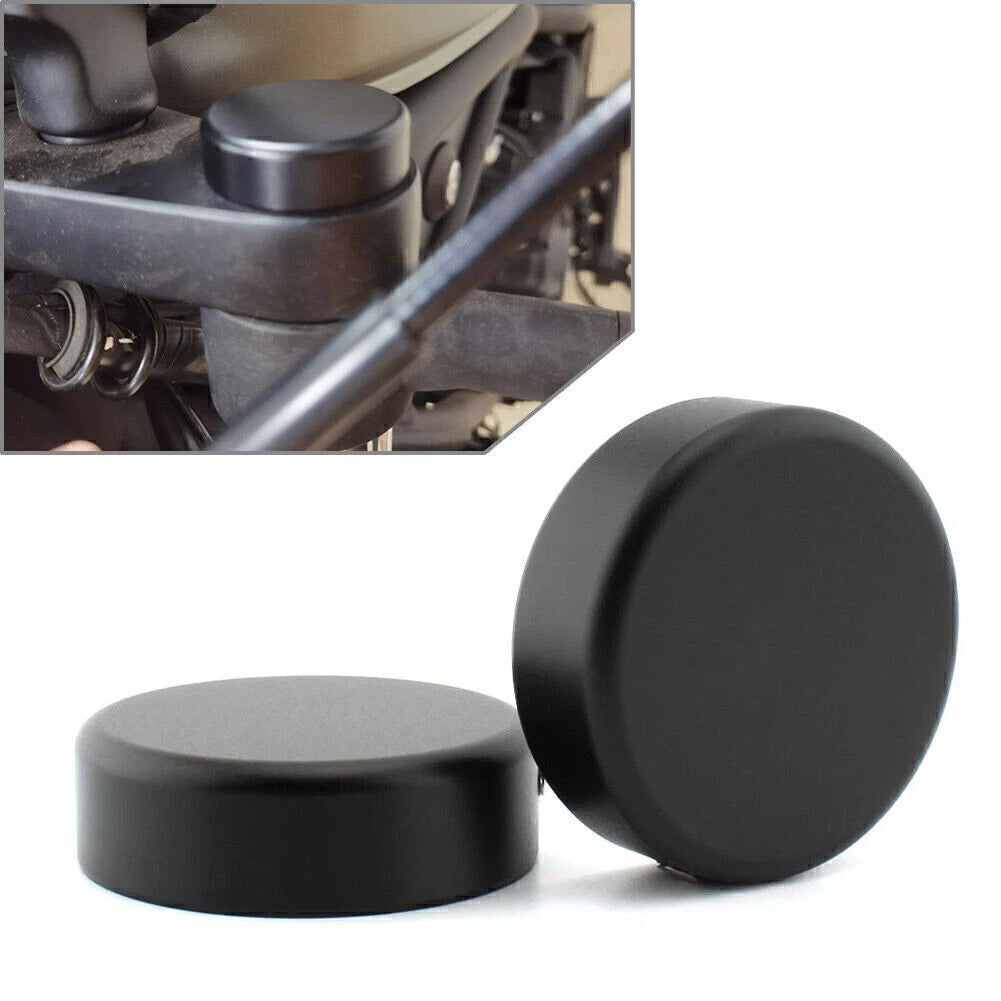 2Pcs Upper Fork Stem Covers Cap Black for Honda Rebel CMX 250 300 500 (2017–2024)
