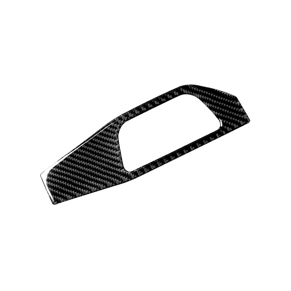 Carbon Fiber Headlight Switch Panel Trim for Audi A4 B9 S4 RS4 (2017–2023)