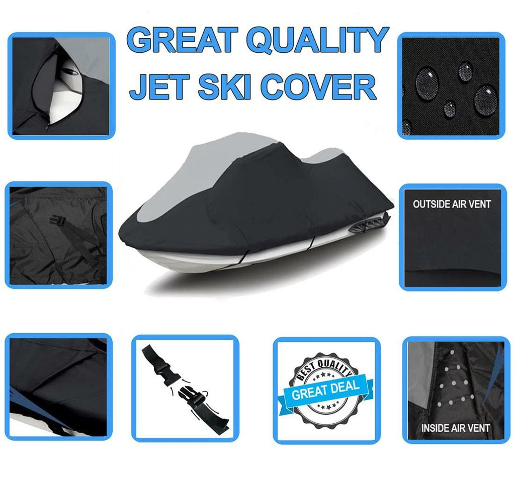 Mooring Cover for Sea Doo GTX (1996–2000) Black/Grey