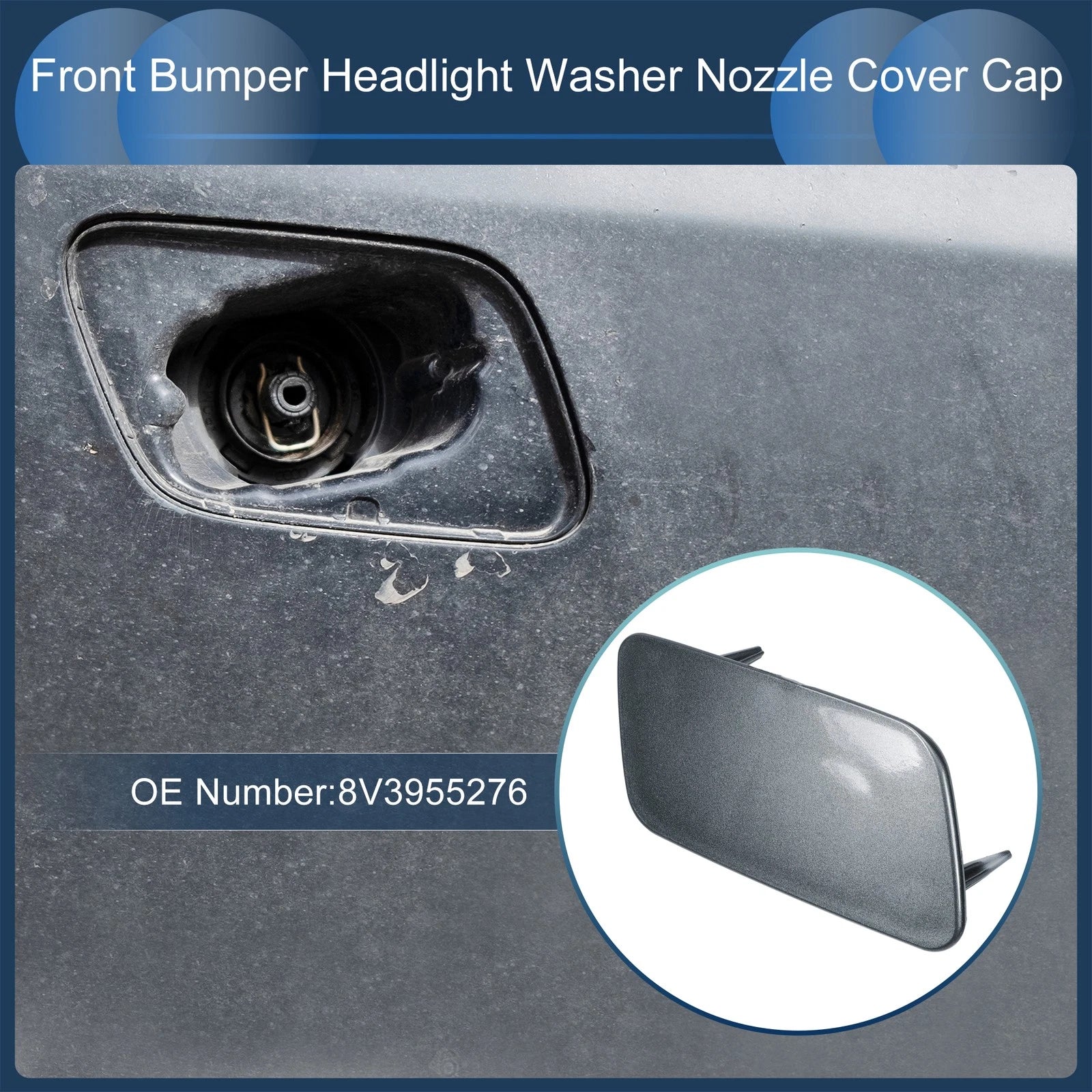 Windshield Washer Nozzle Cover Front Right for Audi A3 (2017–2020)