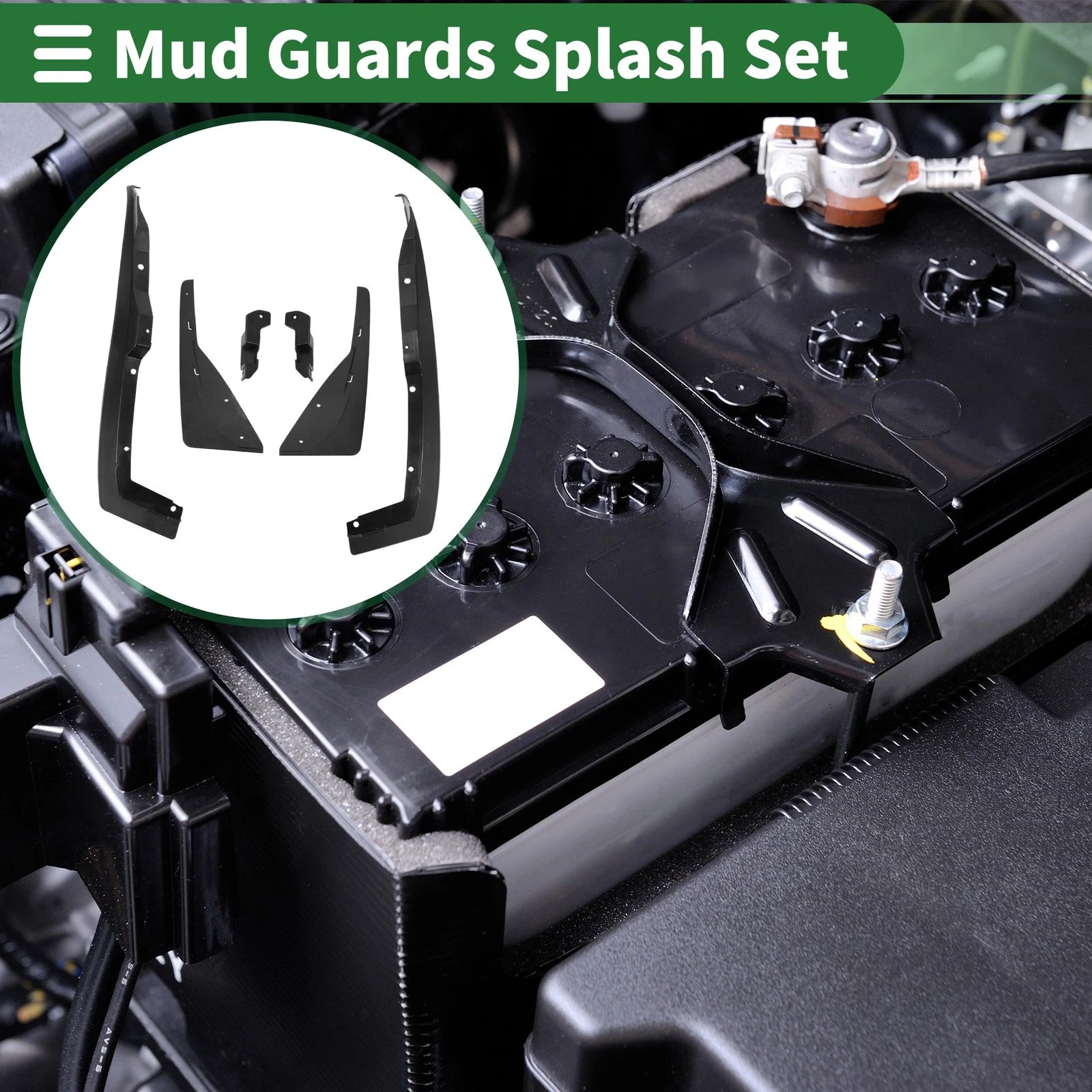 Mud Flaps Splash Guards with Accessories for Chevrolet Camaro (2013–2015)