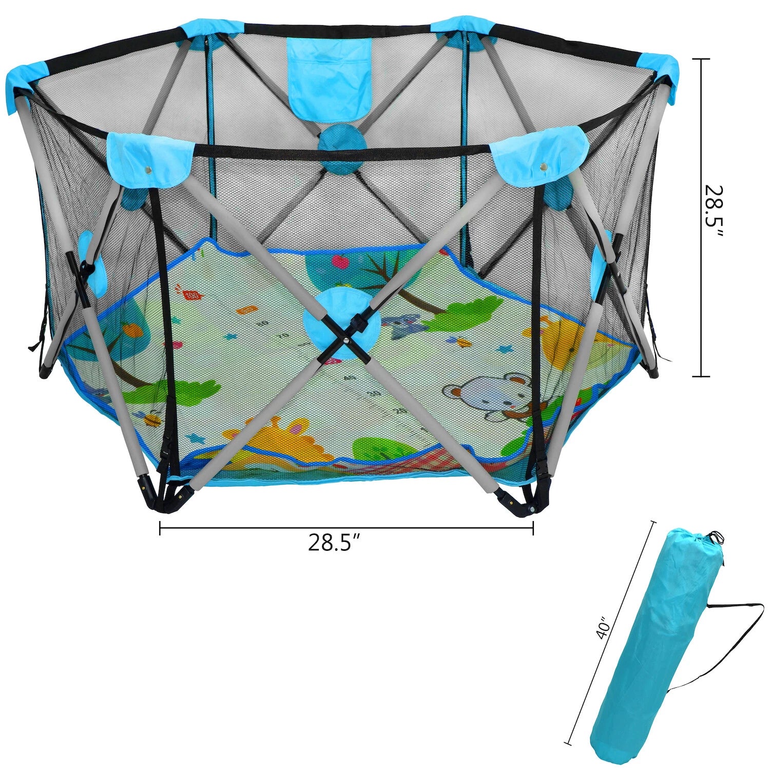 Portable Playard for Pets & Babies (Indoor/Outdoor)
