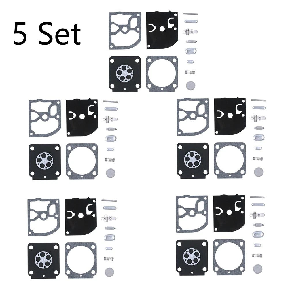 Set of 5 Chainsaw Carburetor Repair Kits for Stihl MS171 MS181 MS201 (Zama RB-99 RB99)