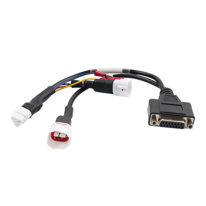 OBD2 Adapter Diagnostic Connector Cable for Yamaha 3 Pin, 4 Pin & Honda 4 Pin