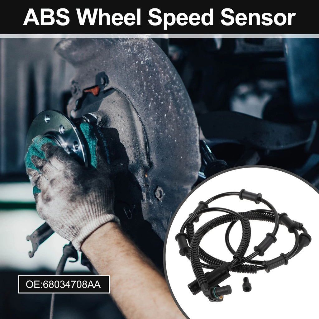 ABS Wheel Speed Sensor Kit Front Left Right for Dodge (2000–2016)