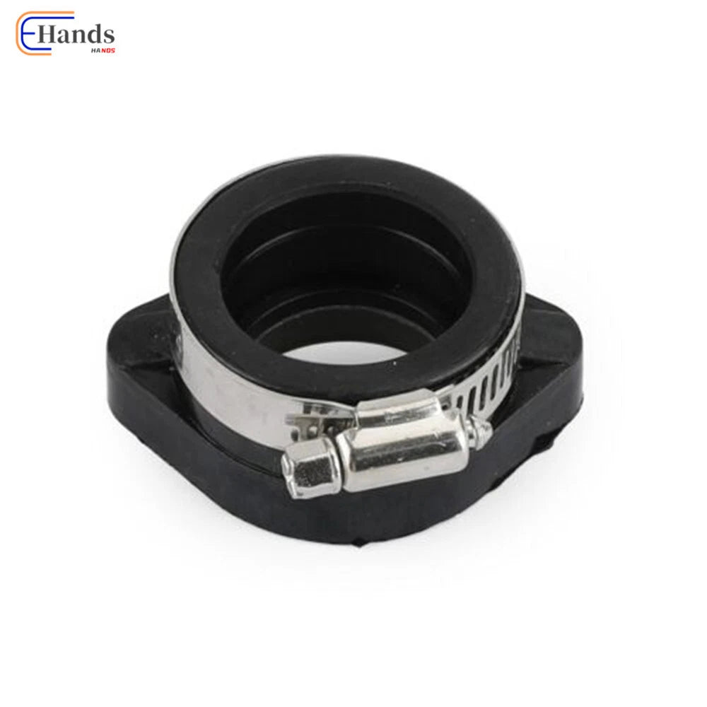 Carburetor Intake Adapter Rubber Mounting Flange for VM24 PE26 28MM