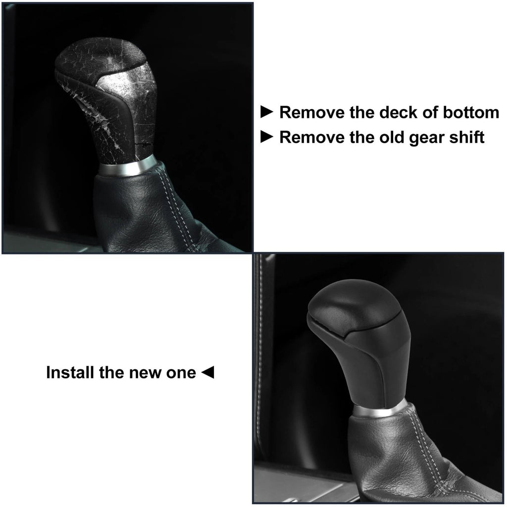 Shift Knob Automatic Gear for Toyota Tacoma Black Wood Pattern (2005–2023)