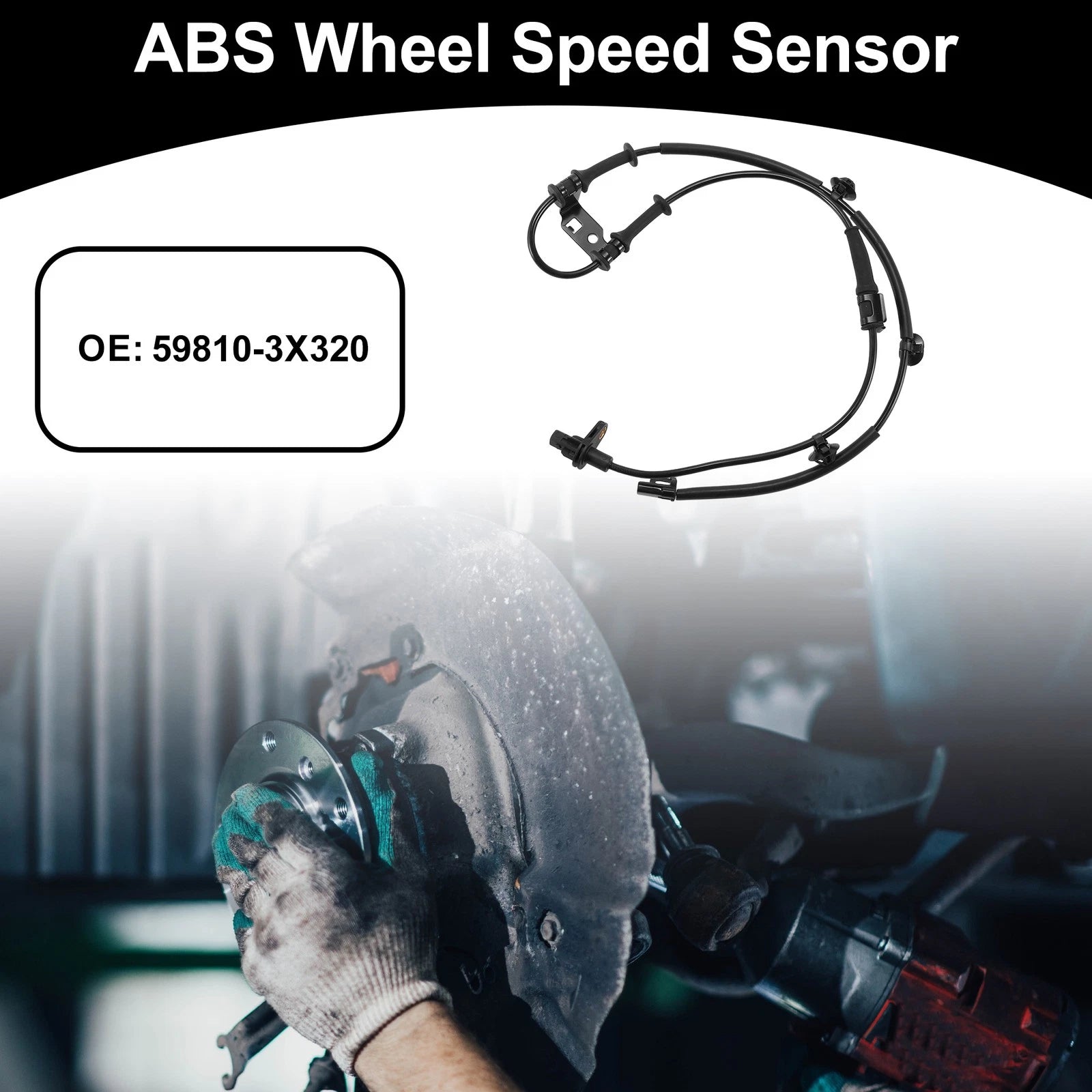 ABS Wheel Speed Sensor Front Left for Hyundai Elantra (2000–2006)