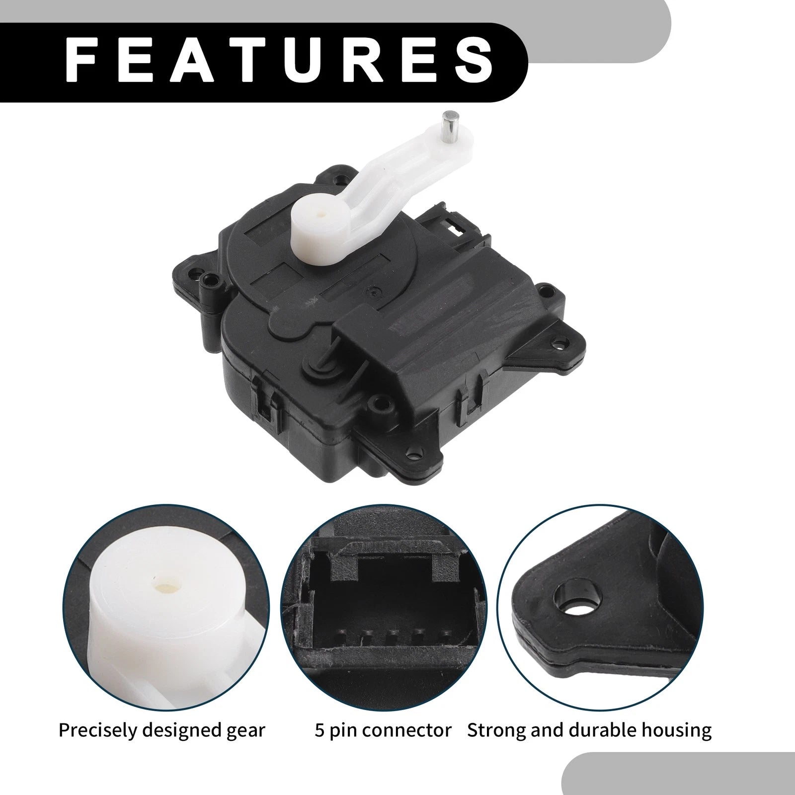 2pcs HVAC Heater Blend Door Actuator Replacement for Toyota Highlander (2001–2003)
