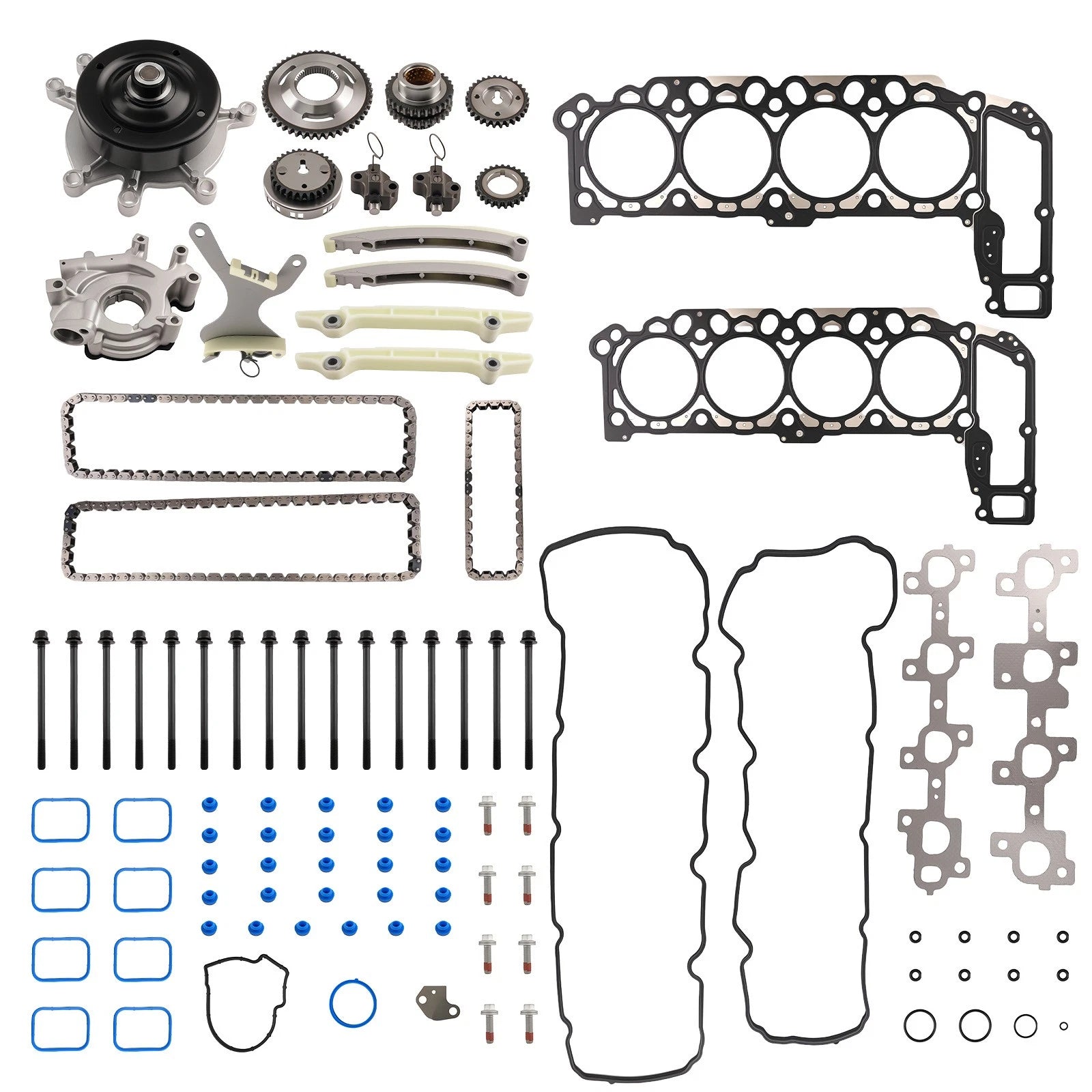 Timing Chain Kit & Head Gasket Bolt Set for Dodge Durango 4.7L (2004–2007)