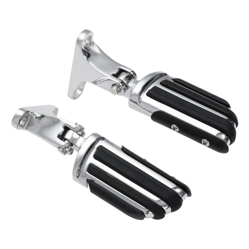 Chrome Passenger Footpeg Pegs Mount for Harley Street Road Glide (1993–2025)