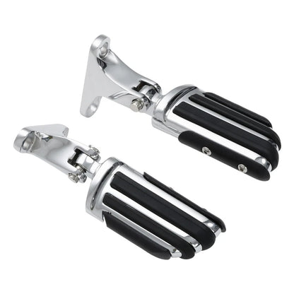 Chrome Passenger Footpeg Pegs Mount for Harley Street Road Glide (1993–2025)