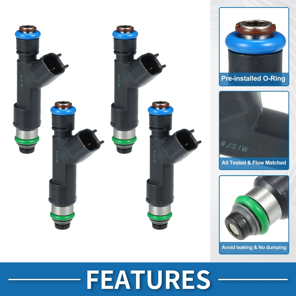 Fuel Injector Replacement for Chevrolet Malibu LS LT LTZ 2.4L (2008–2010)